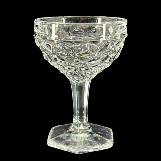 American Clear Tall Sherbet Glass by Fostoria