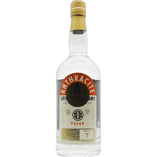 Anthracite Spirits Vodka, Colorado