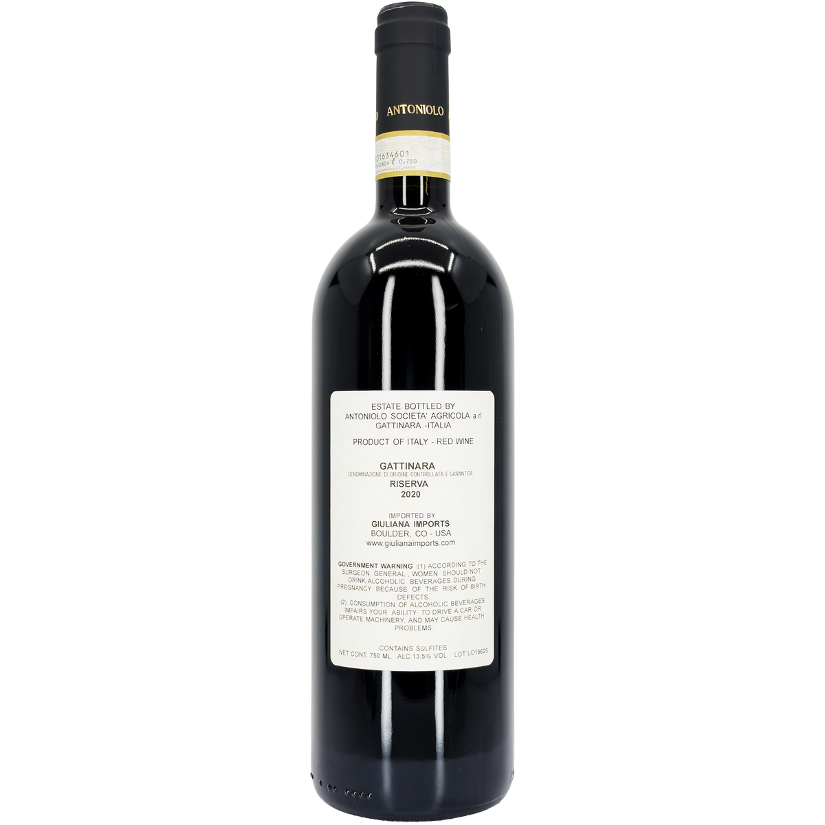 Antoniolo Gattinara DOCG, Piedmont, Italy