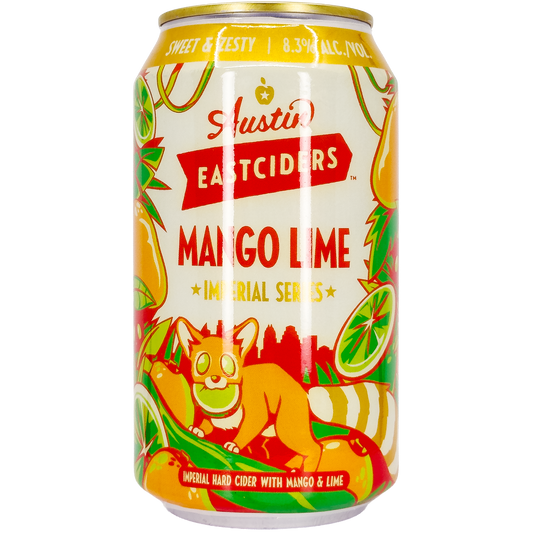 Austin Eastciders Imperial Mango Lime Cider, Texas