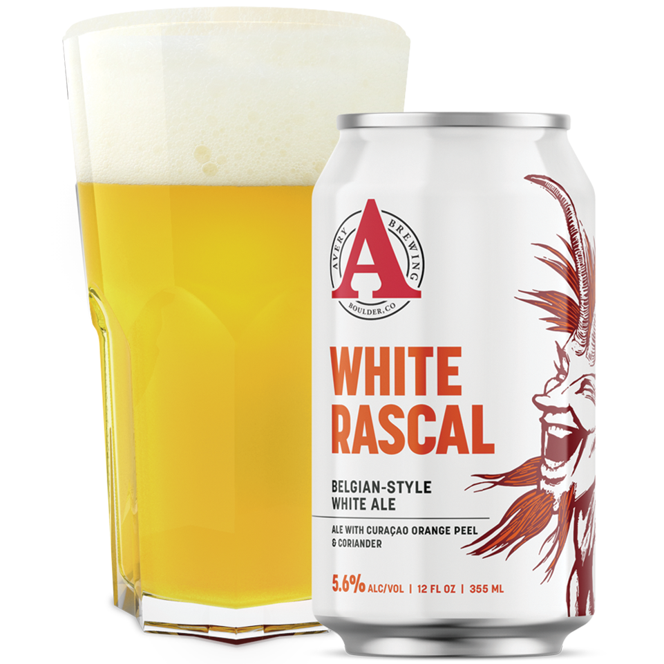 Avery Brewing White Rascal Belgian-Style Wheat Ale Beer, Colorado, USA