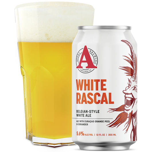 Avery Brewing White Rascal Belgian-Style Wheat Ale Beer, Colorado, USA