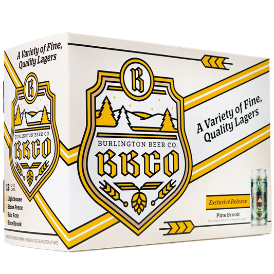 BBCO Burlington Beer Company Lager Variety Pack, Vermont
