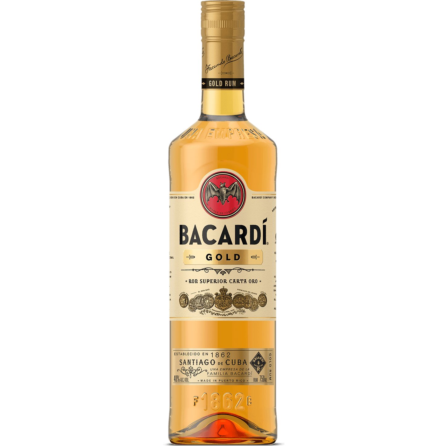 Bacardi Carta Oro Superior Gold Rum, Puerto Rico
