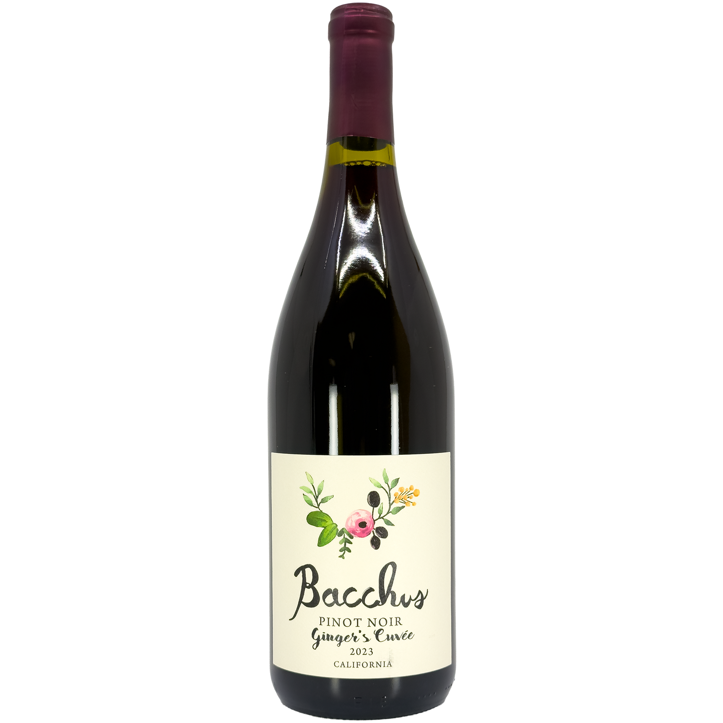 Bacchus Cellars Ginger's Cuvee Pinot Noir, California