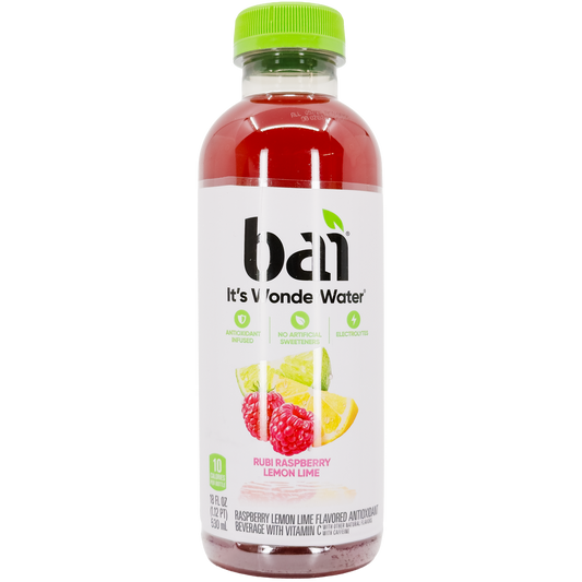 Bai Wonderwater Infusion Rubi Raspberry Lemon Lime Juice