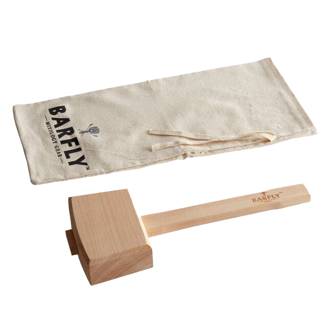 Barfly® 13.5" Wood Ice Mallet with Lewis Canvas Bag