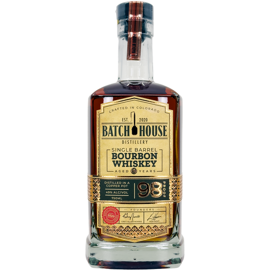 Batch House Single Barrel Bourbon Whiskey, Westminster, Colorado