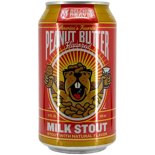 Belching Beaver Brewery Peanut Butter Milk Stout Beer, California