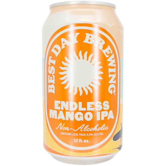 Best Day Brewing Non Alcoholic Endless Mango IPA, California