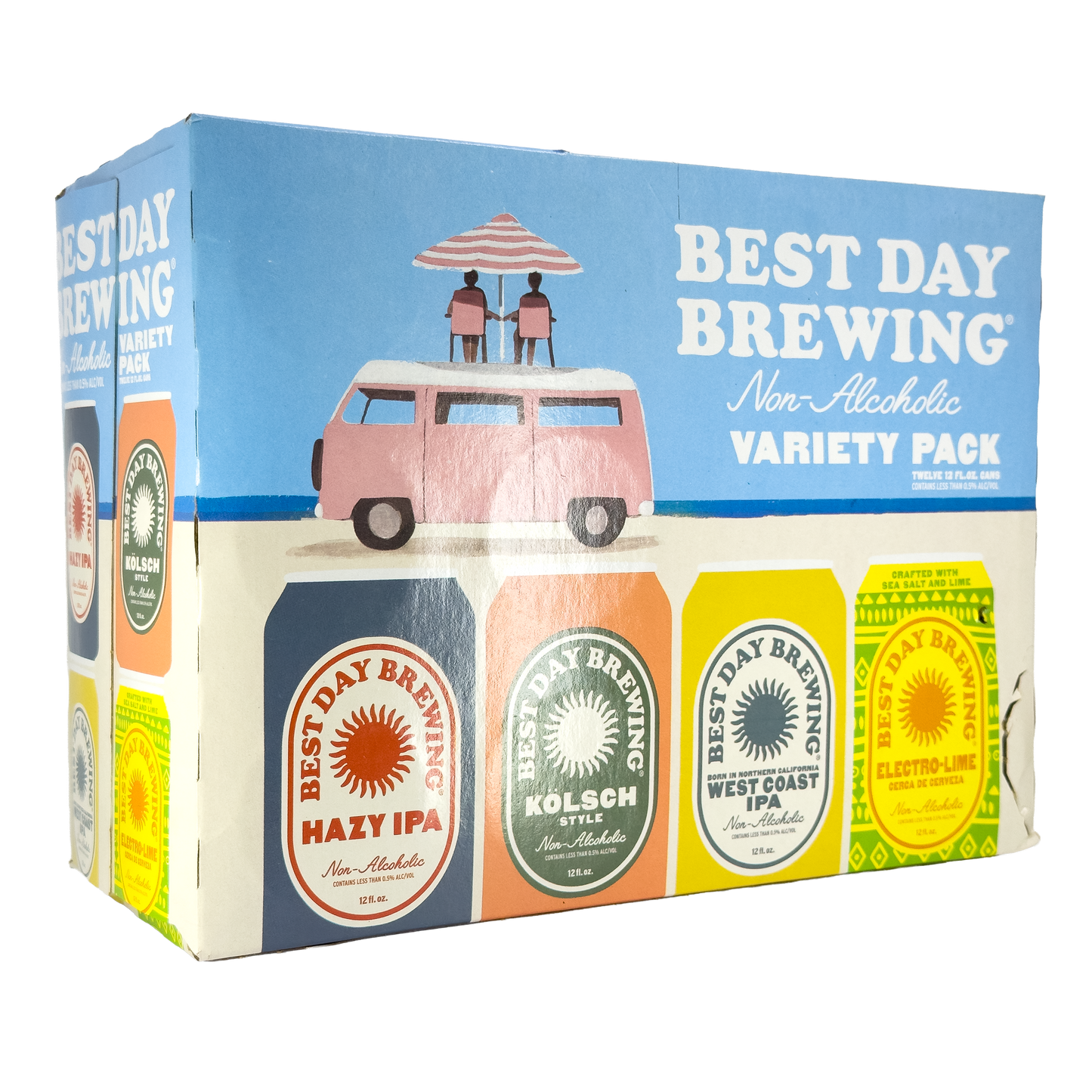 Best Day Non-Alcoholic Craft Beer Variety Pack, California