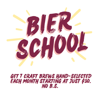 'Bier School' Monthly Beer Club Membership