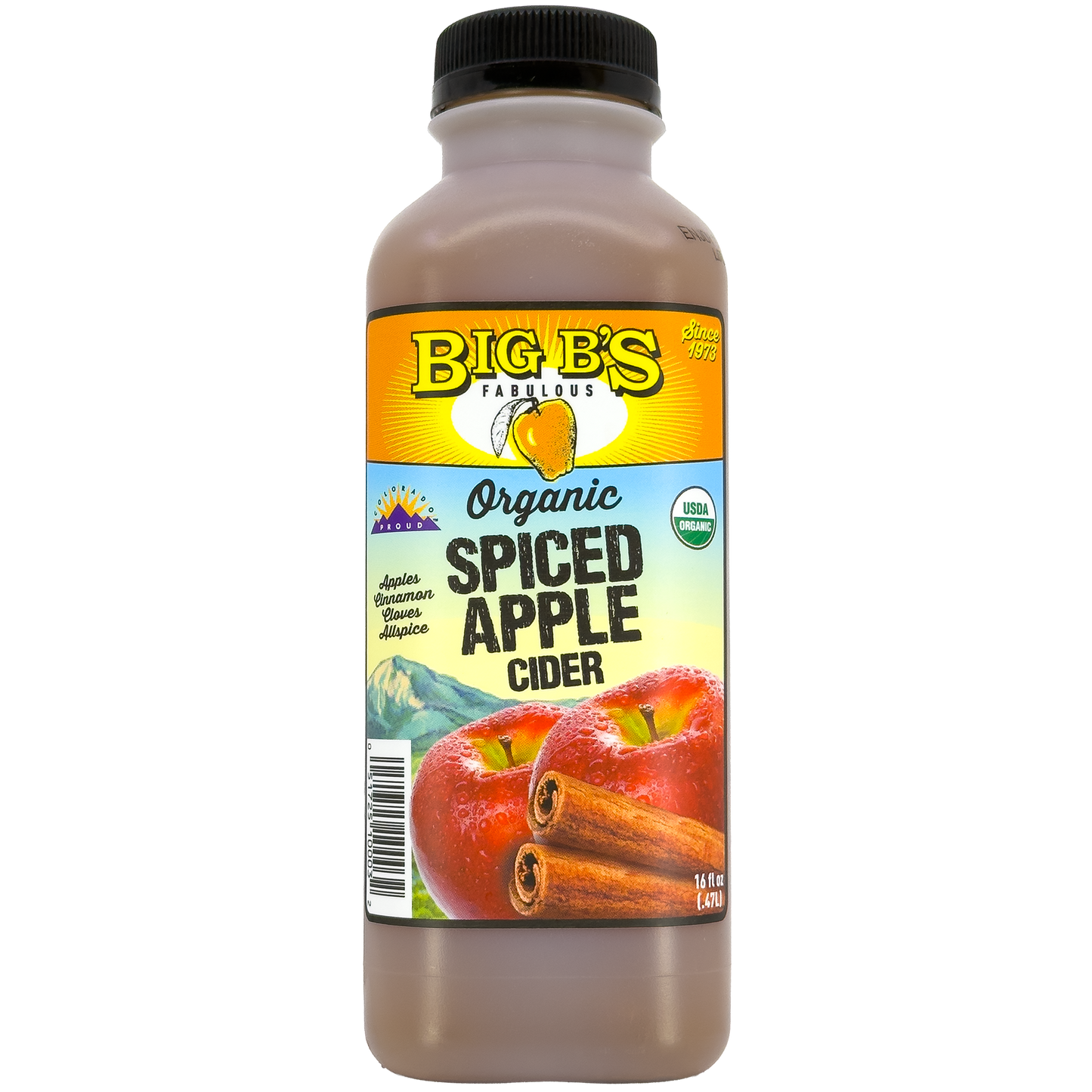 Big B's Organic Spiced Apple Cider, Colorado
