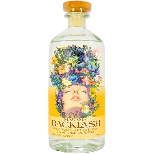 Black Band Distillery 'Madame Backlash' Blood Orange & Orange Blossom Gin, Illinois