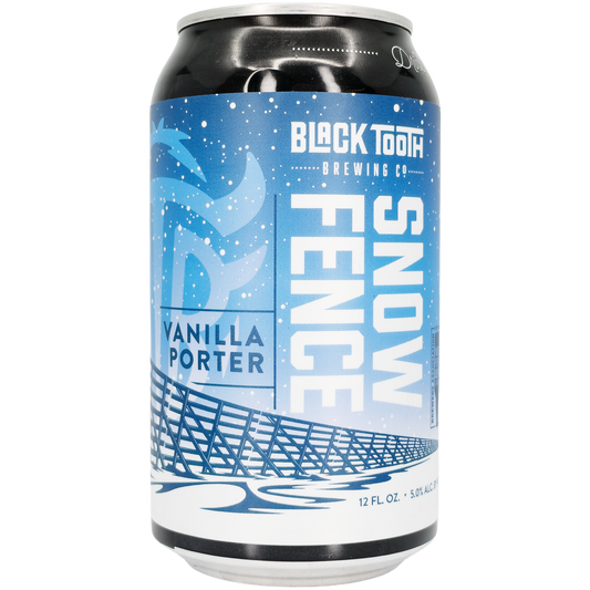 Black Tooth Brewing Co. 'Snow Fence' Vanilla Porter Beer, Wyoming