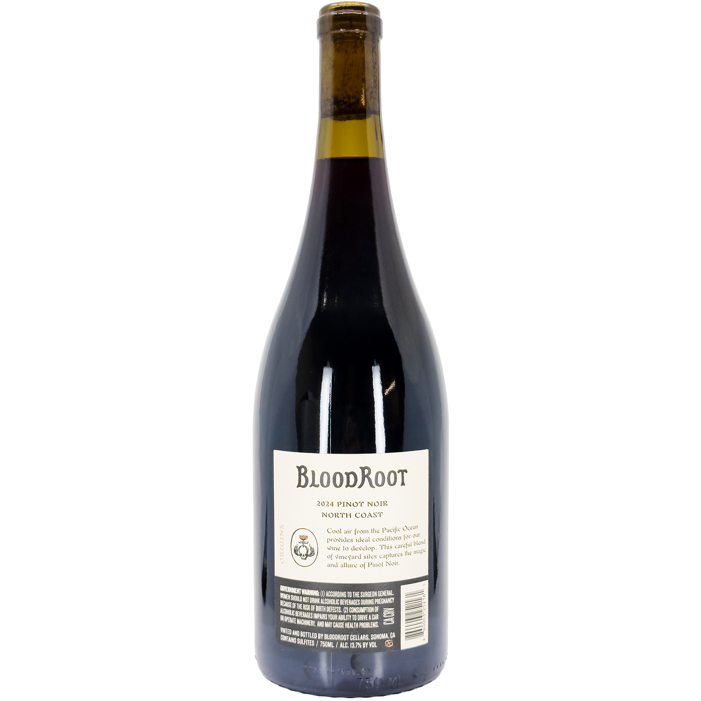 Bloodroot Pinot Noir, Sonoma County, California