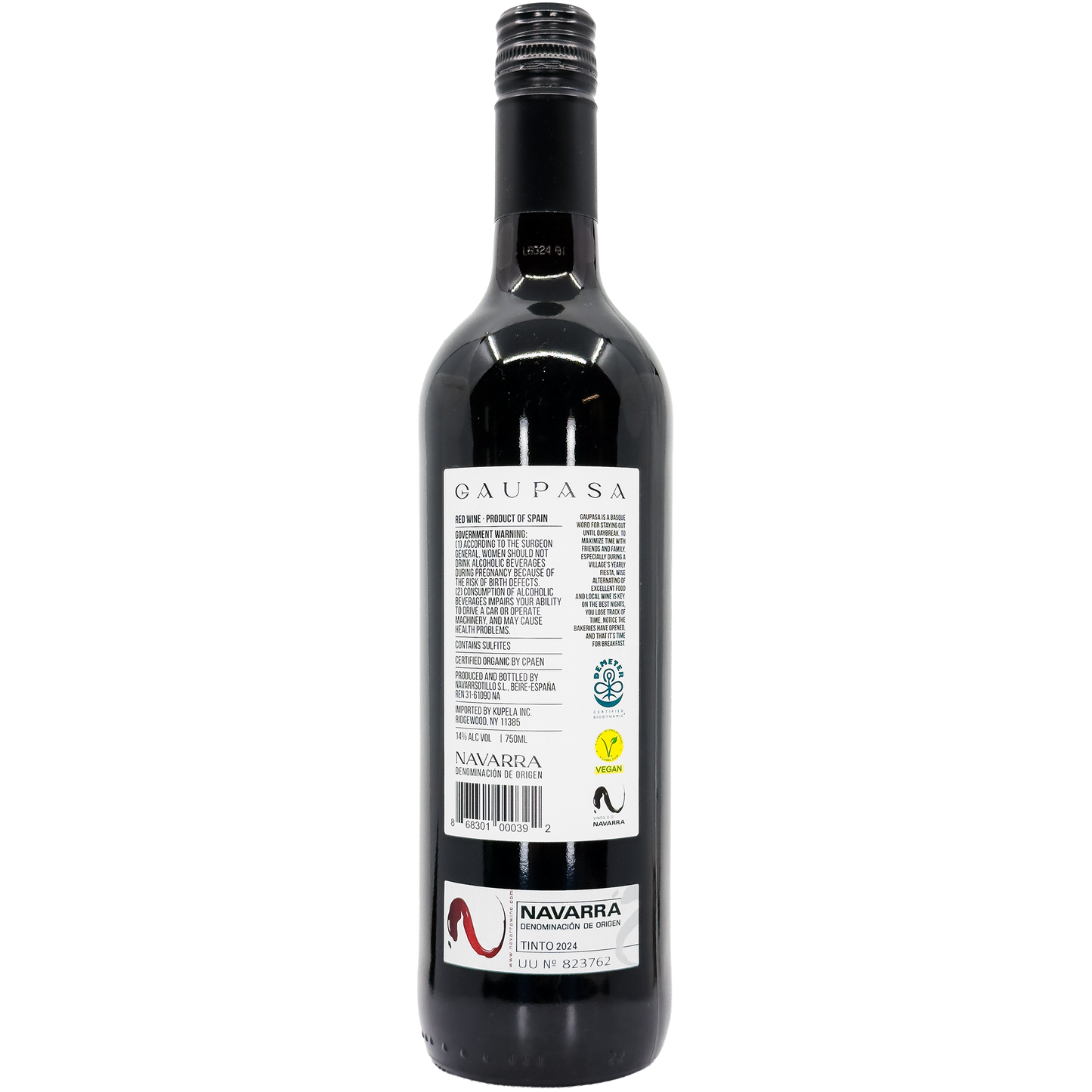 Bodegas Navarrsotillo 'Gaupasa' Garnacha, Navarra, Spain