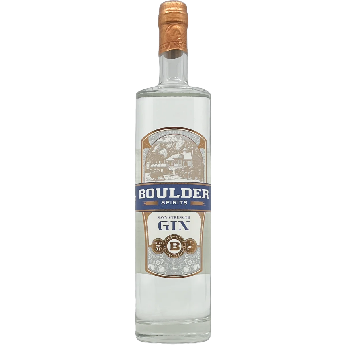 Boulder Spirits Navy Strength Gin, Colorado