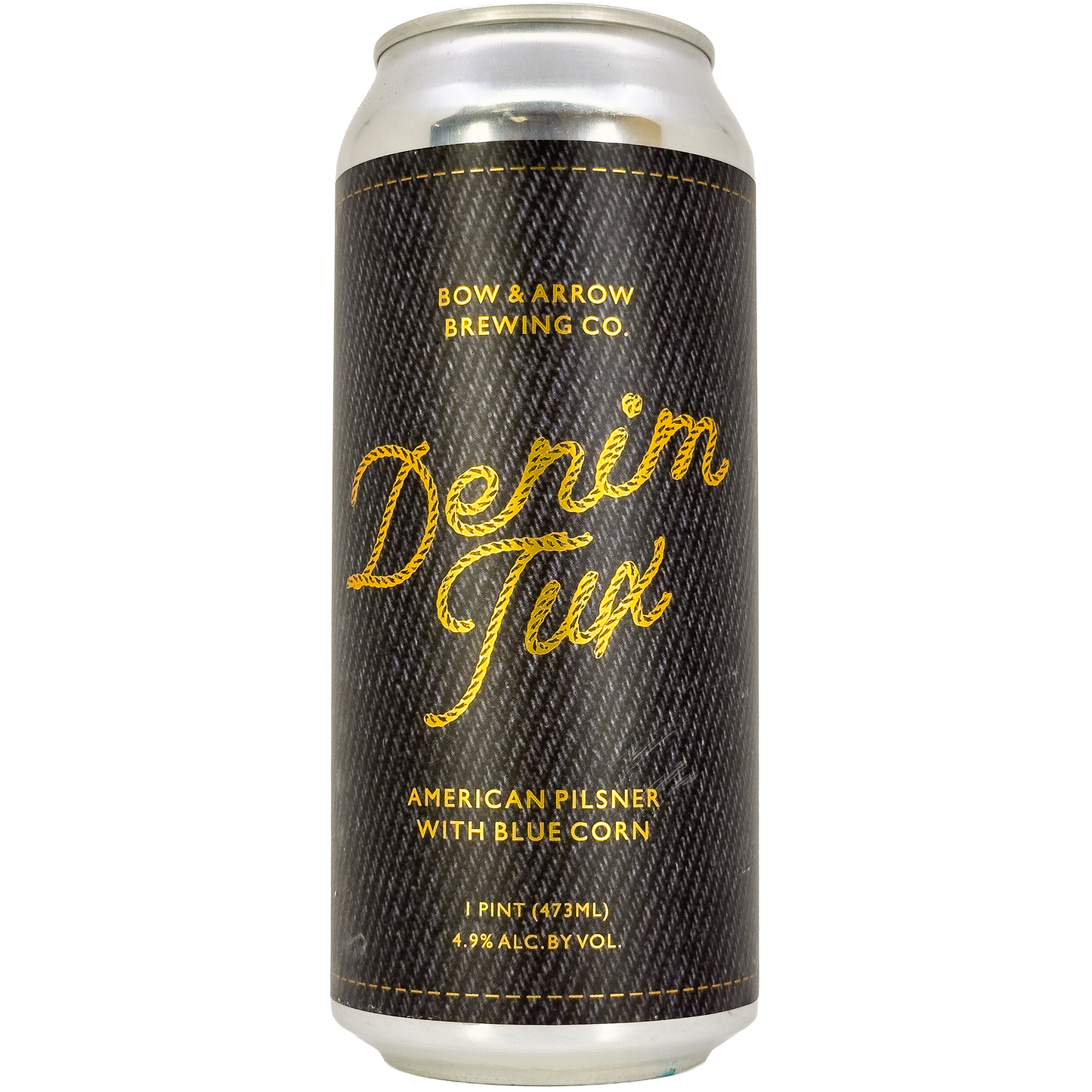 Bow & Arrow Brewing 'Denim Tux' Blue Corn American Pilsner Beer, New Mexico