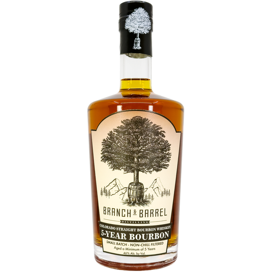 Branch & Barrel 5 Year Old Straight Bourbon Whiskey, Colorado