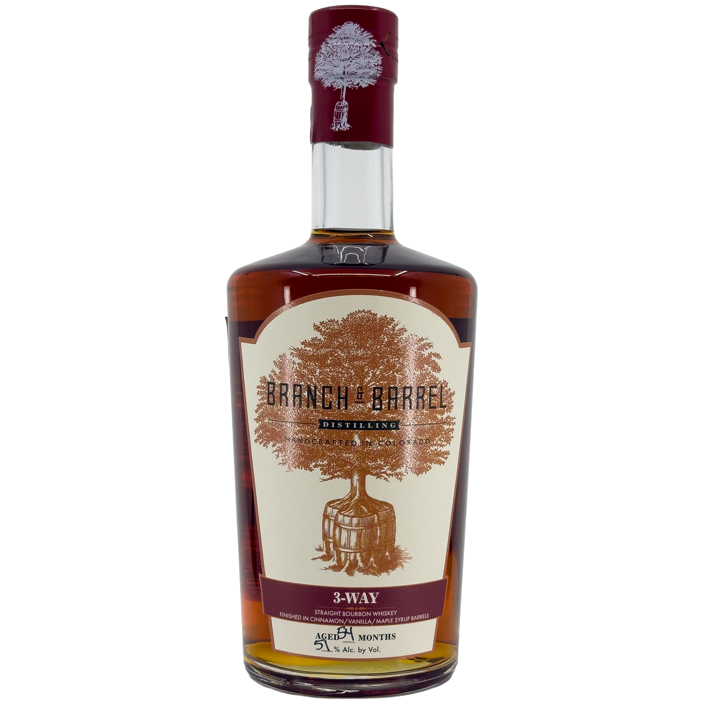 Branch & Barrel 'Barrel Aged 3 Way' Whiskey, Colorado