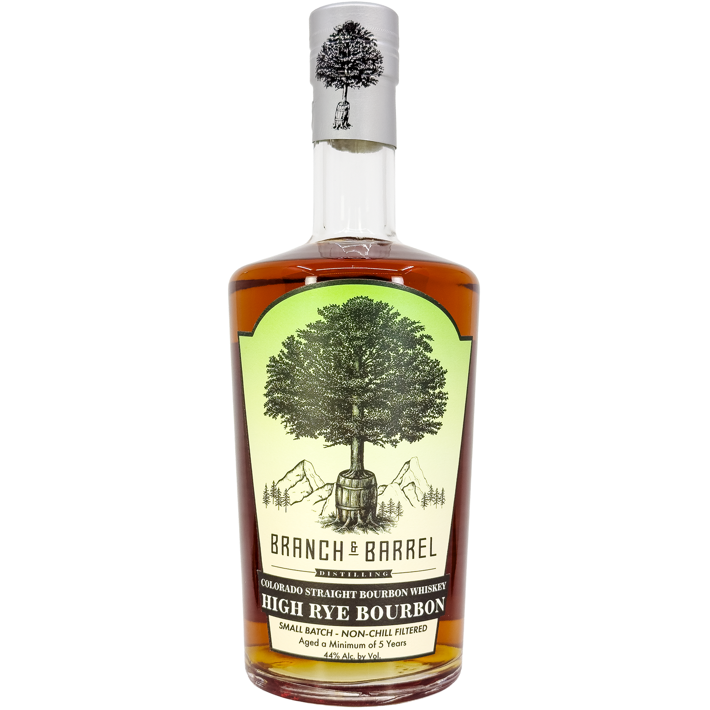 Branch & Barrel 'High Rye' Colorado Straight Bourbon Whiskey, Colorado