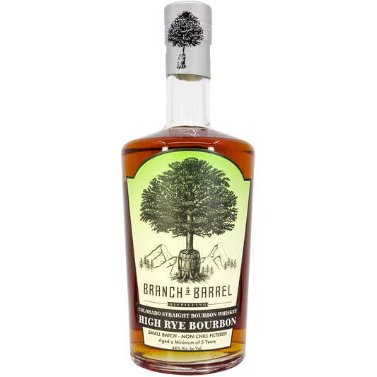 Branch & Barrel 'High Rye' Colorado Straight Bourbon Whiskey, Colorado