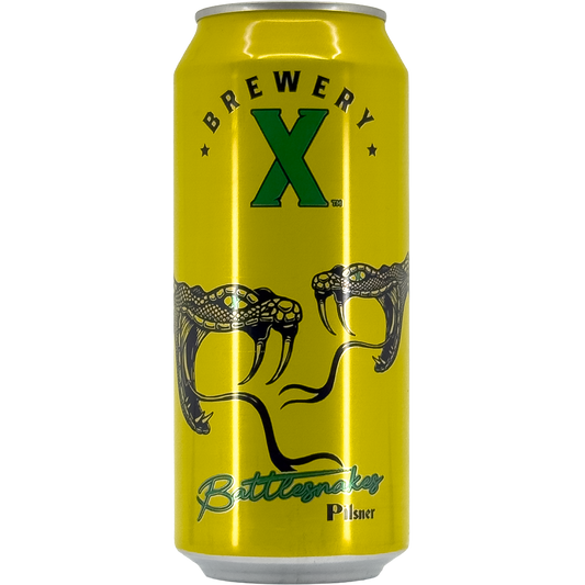 Brewery X 'Battlesnakes' Pilsssner Beer, California