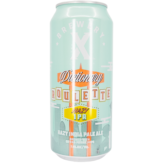 Brewery X 'Dictionary Roulette' Hazy IPA Beer