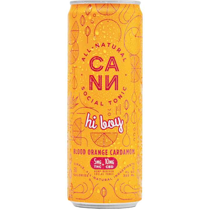 CANN 'Lo Boy' Blood Orange Cardamom Cannabis Social Tonic, California