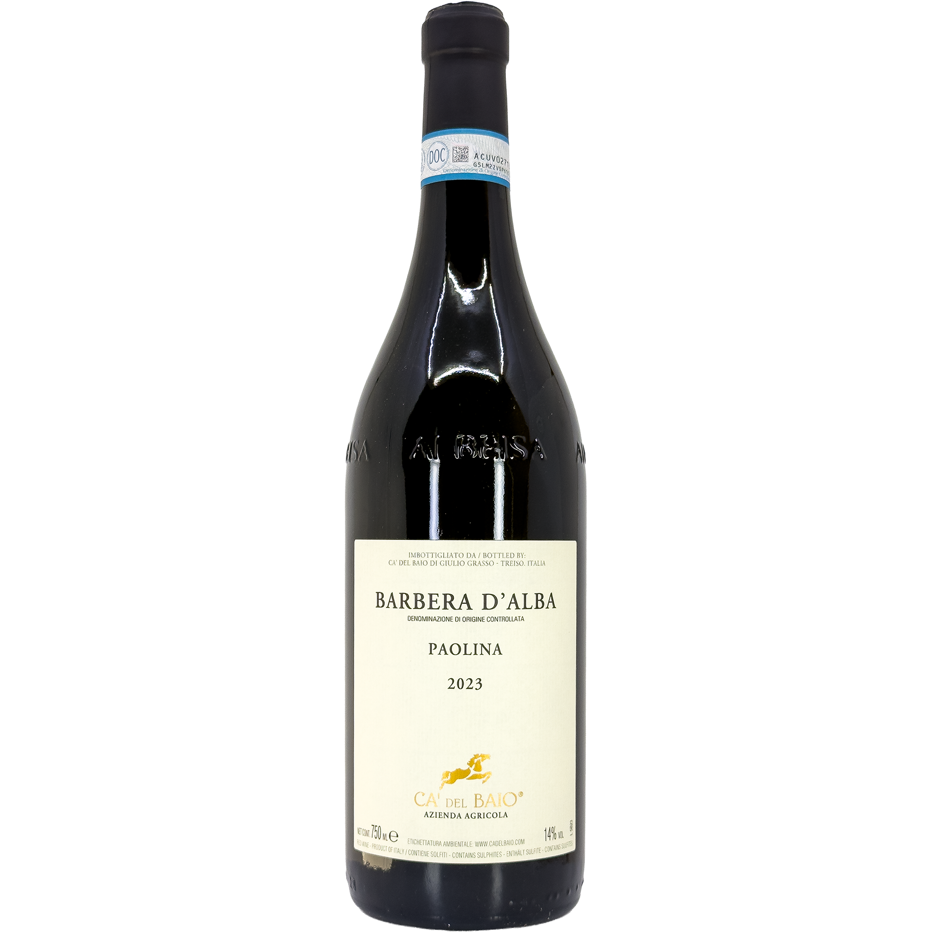 Ca' del Baio 'Paolina' Barbera d'Alba, Piedmont, Italy – Wine