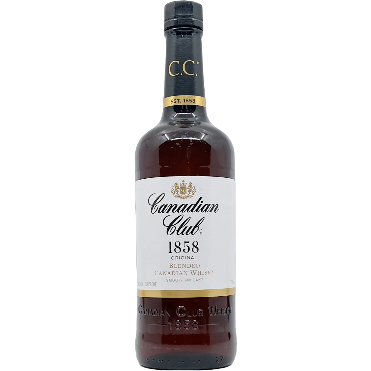 Canadian Club 1858 Premium Extra Aged Blended Canadian Whisky, Ontario, Canada