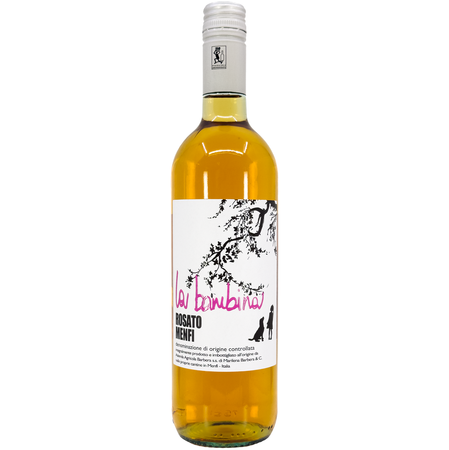 Cantine Barbera 'La Bambina' Menfi Rosato, Sicily, Italy