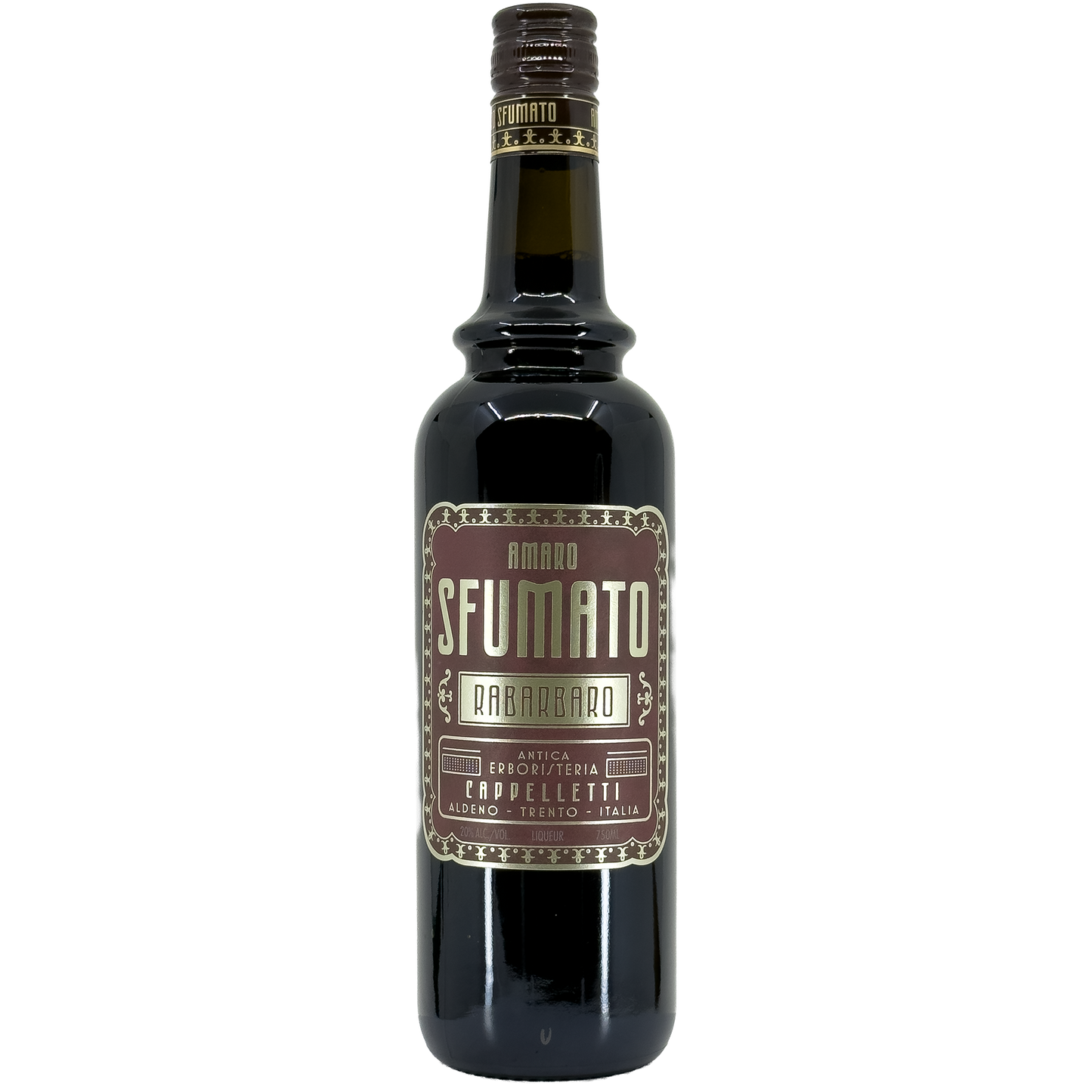 Cappelletti 'Amaro Sfumato Rabarbaro' Amaro Liqueur, Trentino Alto Adige, Italy