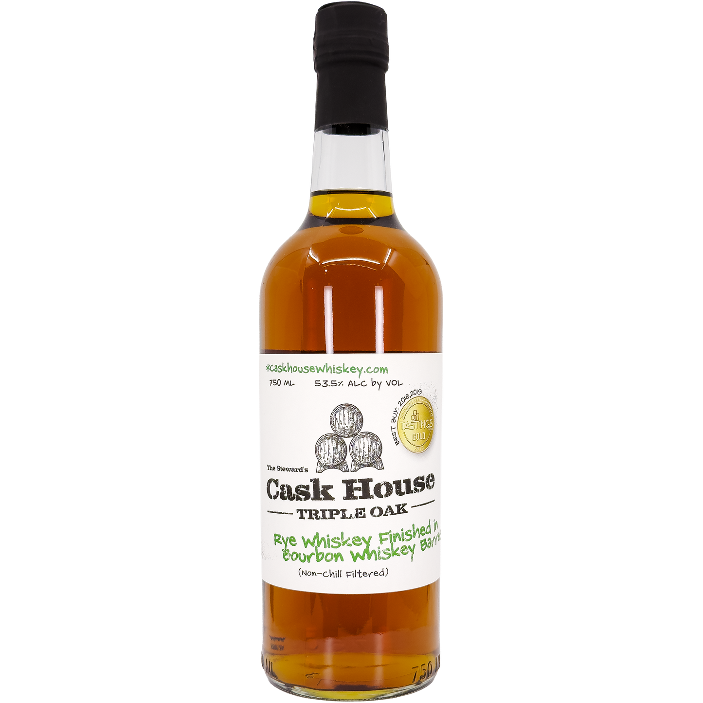 Cask House 'Triple Oak' Rye Whiskey, Colorado