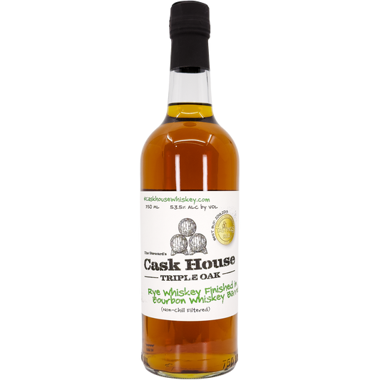 Cask House 'Triple Oak' Rye Whiskey, Colorado