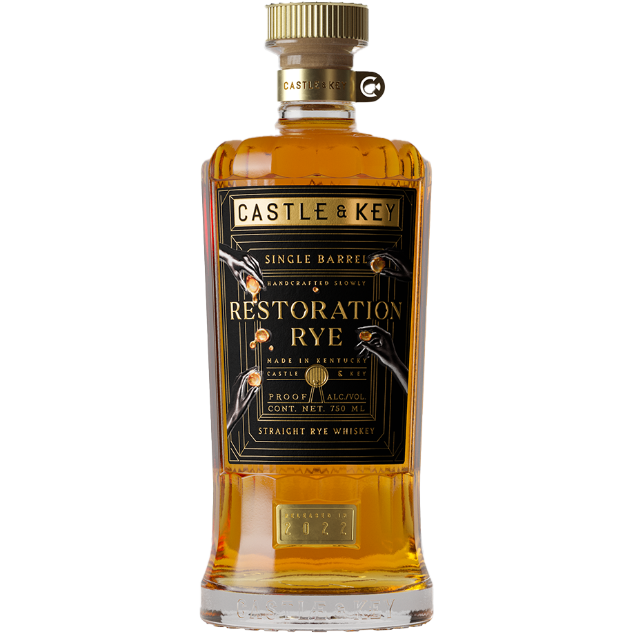 Castle & Key 'Restoration' Single Barrel Straight Rye Whiskey, USA