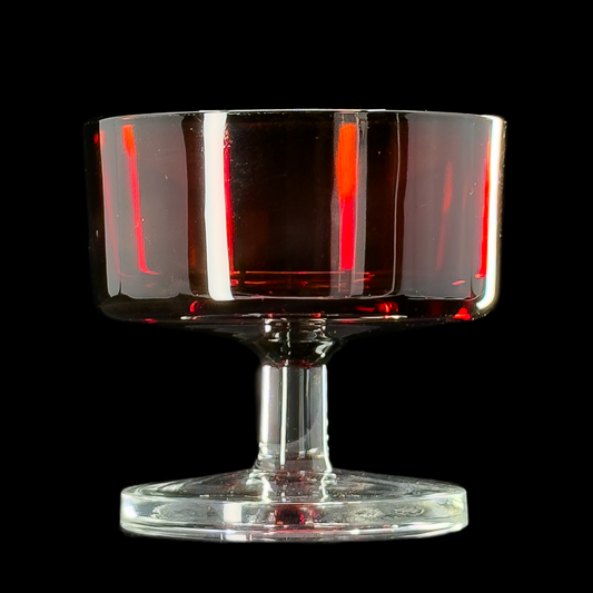 Cavalier Ruby Champagne Coupe by Cristal d'Arques - Durann