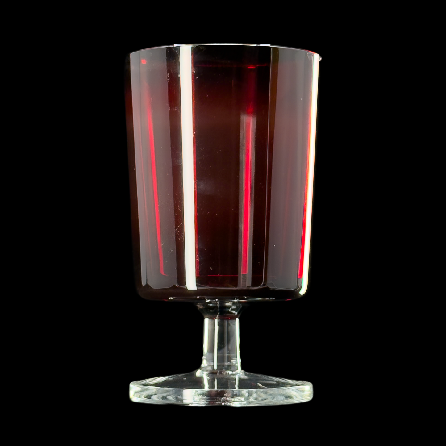 Cavalier Ruby Water Goblet by Cristal d'Arques - Durand, Set of 2