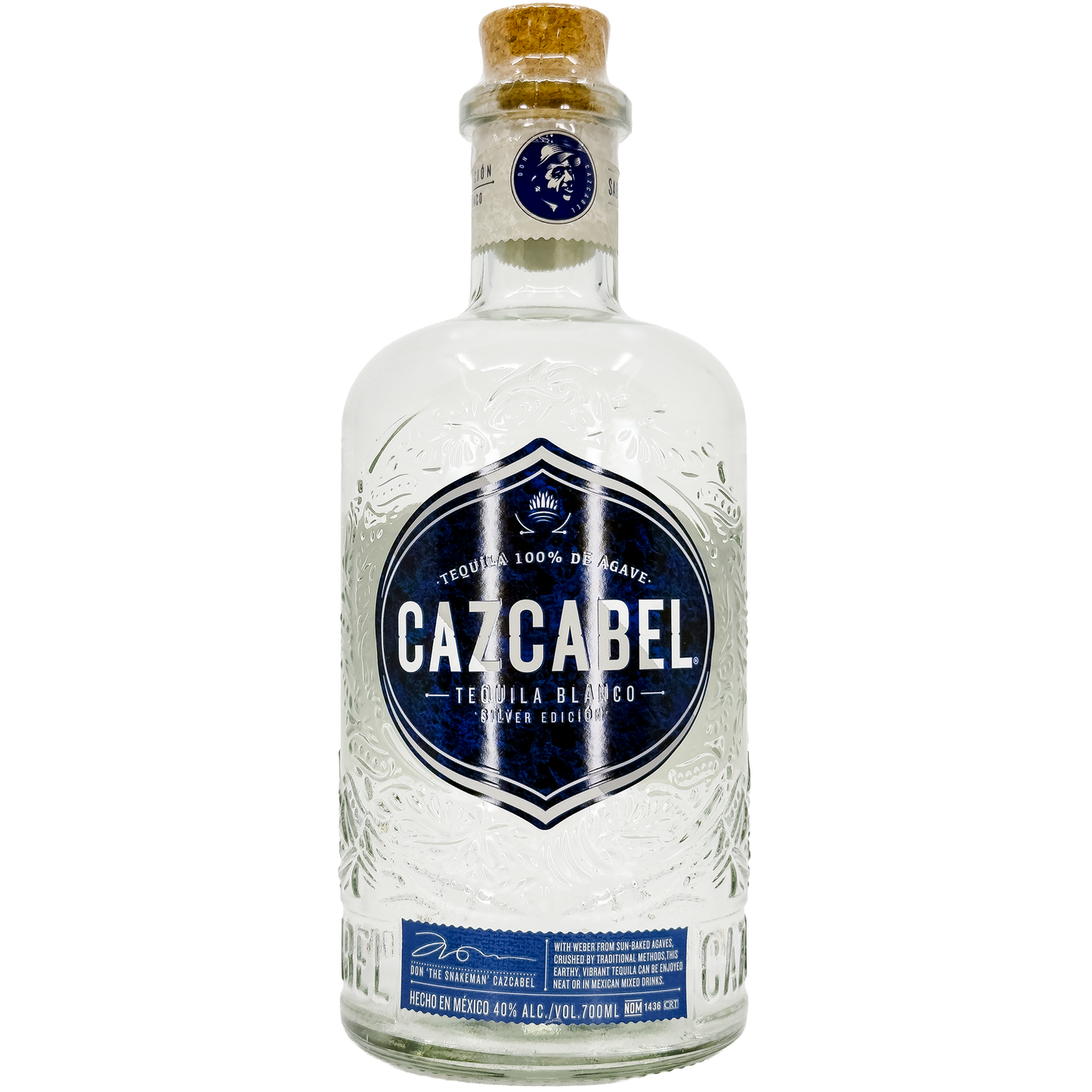Cazcabel Silver Edition Tequila Blanco, Jalisco, Mexico