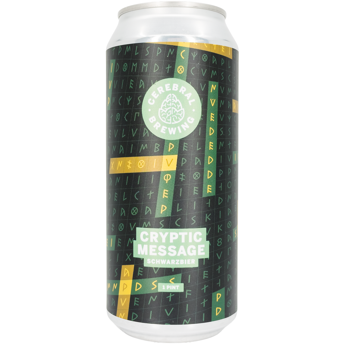 Cerebral Brewing 'Cryptic Message' Schwarzbier Black Lager Beer, Colorado