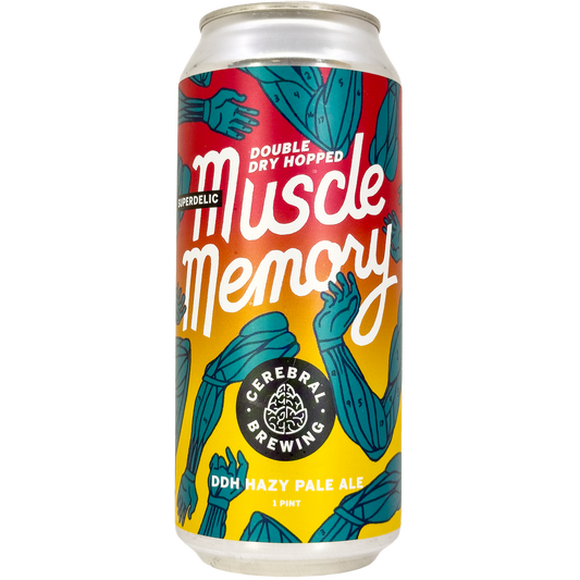 Cerebral Brewing 'DDH Muscle Memory' Double Dry Hopped Pale Ale Beer, Colorado