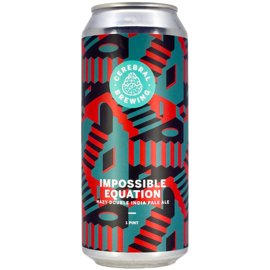Cerebral Brewing 'Impossible Equation' Double IPA Beer, Colorado