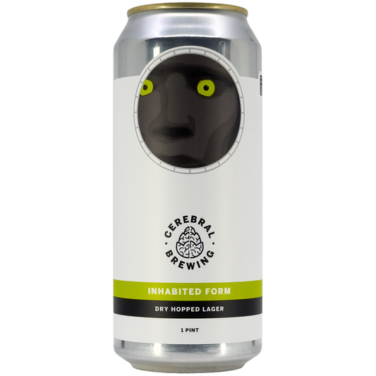 Cerebral Brewing 'Inhabited Form' Dry Hopped Oat Lager Beer, Colorado