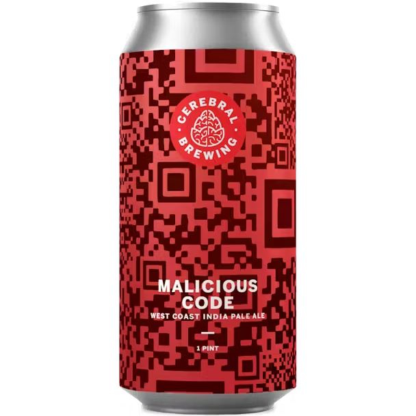 Cerebral Brewing 'Malicious Code' West Coast IPA Beer, Colorado, USA