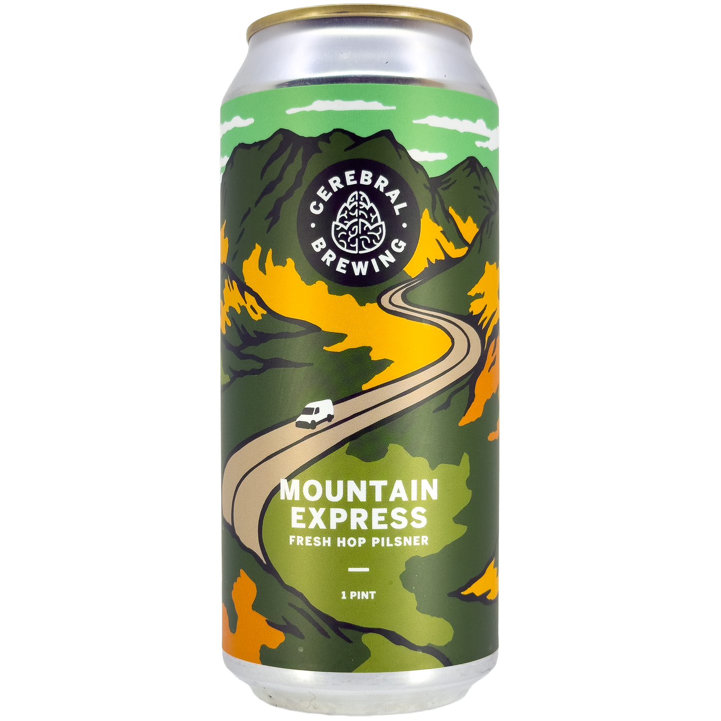 Cerebral Brewing 'Mountain Express' Fresh Hop Pilsner Beer, Colorado
