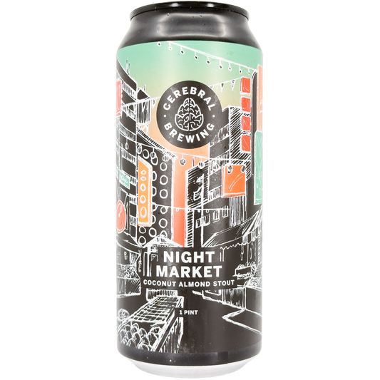 Cerebral Brewing 'Night Market' Coconut Almond Stout Beer, Colorado