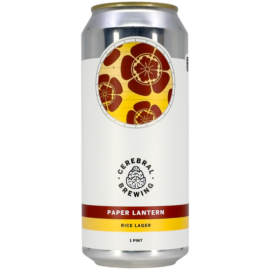 Cerebral Brewing 'Paper Lantern' Rice Lager Beer, Colorado