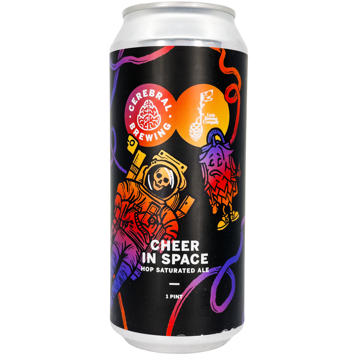 Cerebral Brewing x Lyric Brewing Co. 'Cheer in Space' Hop Saturated Hazy IPA, Colorado