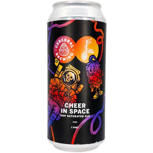 Cerebral Brewing x Lyric Brewing Co. 'Cheer in Space' Hop Saturated Hazy IPA, Colorado